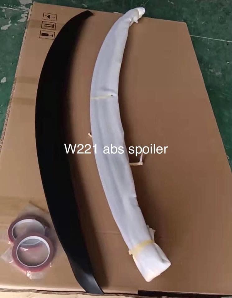 Spoiler Benz W221 ABS งานคุณภาพ