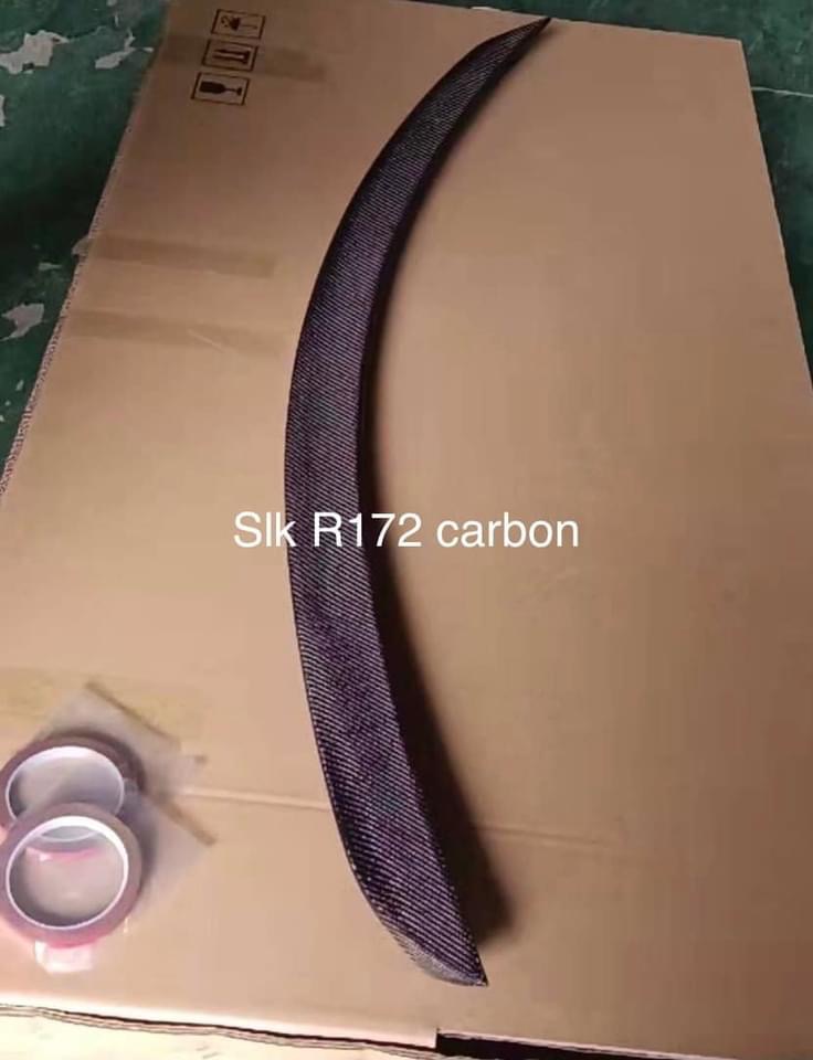 Spoiler benz SLK SLC R172 วัสดุ Carbon 100% งานคุณภาพ แนบสนิท แค่จับวาง 
