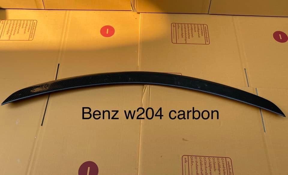 Benz w204 C-class  spoiler Carbon (ของใหม่)จากโรงงาน