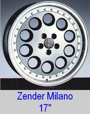 ของแท้ Zender Milano 17” for Alfa Romeo ขายตามสภาพ 
