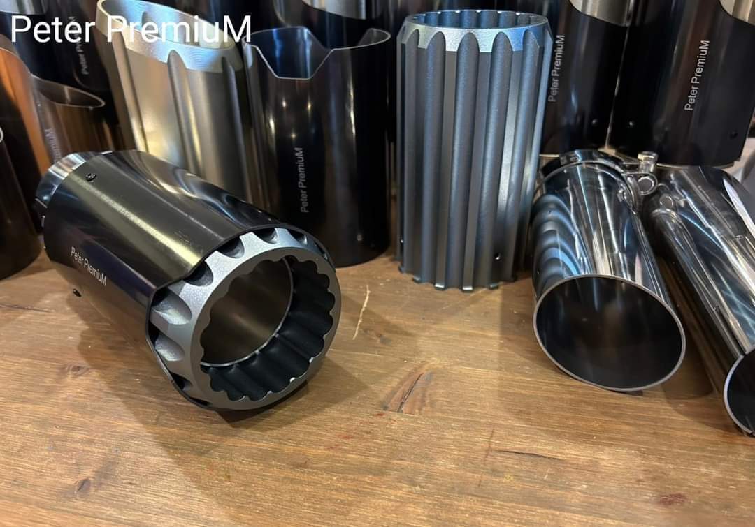 Peter PremiuM - exhaust tips ปลายท่อไอเสีย  เราออกแบบ และผลิต คุณภาพสูง ความเที่ยงตรงสูง  รับรองคุณภาพและความพึงพอใจสูงสุด