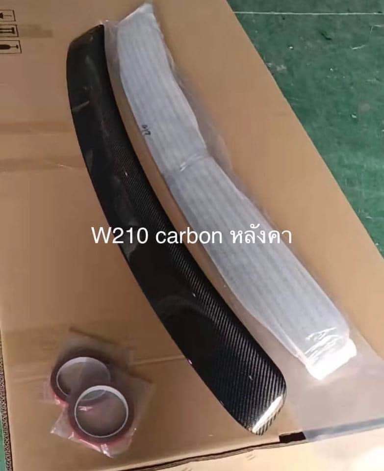 Spoiler หลังคา benz w210 carbon